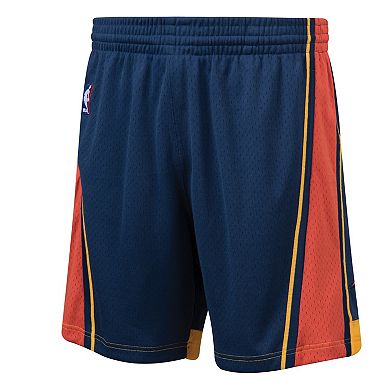 Men's Mitchell & Ness Navy Golden State Warriors Hardwood Classics Swingman Team Shorts