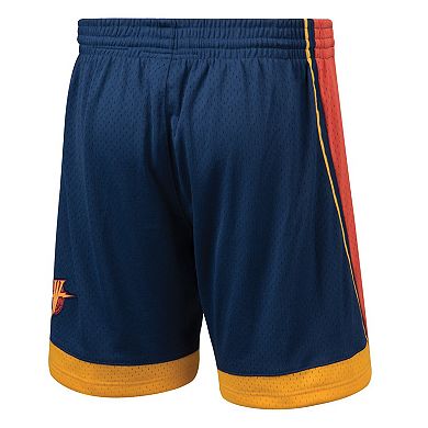 Men's Mitchell & Ness Navy Golden State Warriors Hardwood Classics Swingman Team Shorts