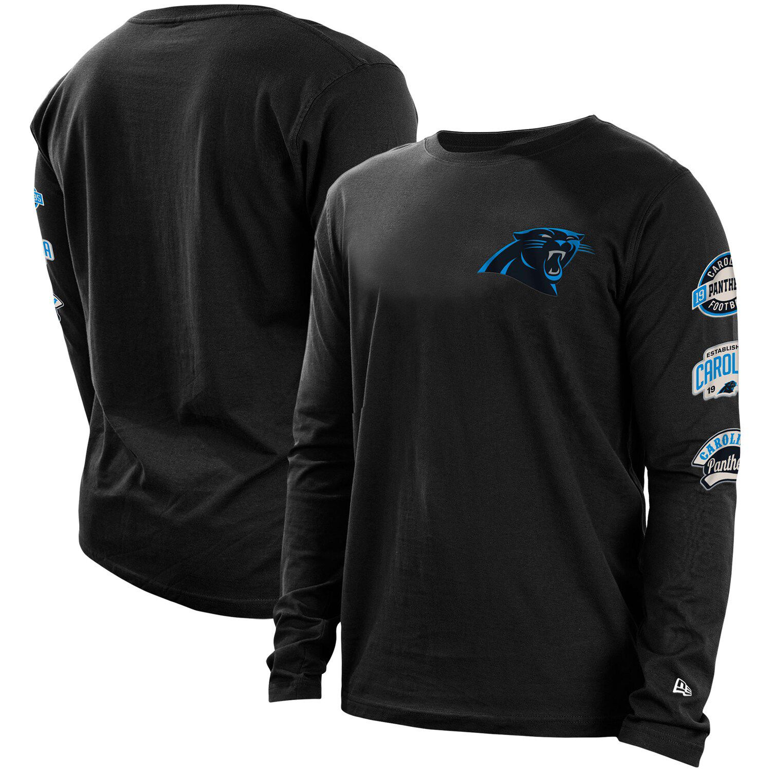 Carolina Panthers Nike Fan Gear Primary Logo Long Sleeve Performance  T-Shirt - Blue