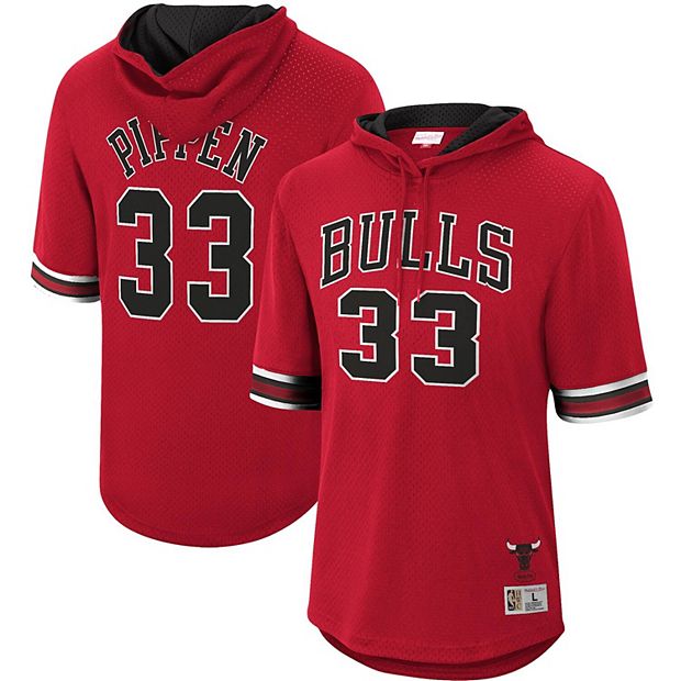 Chicago bulls outlet short sleeve hoodie