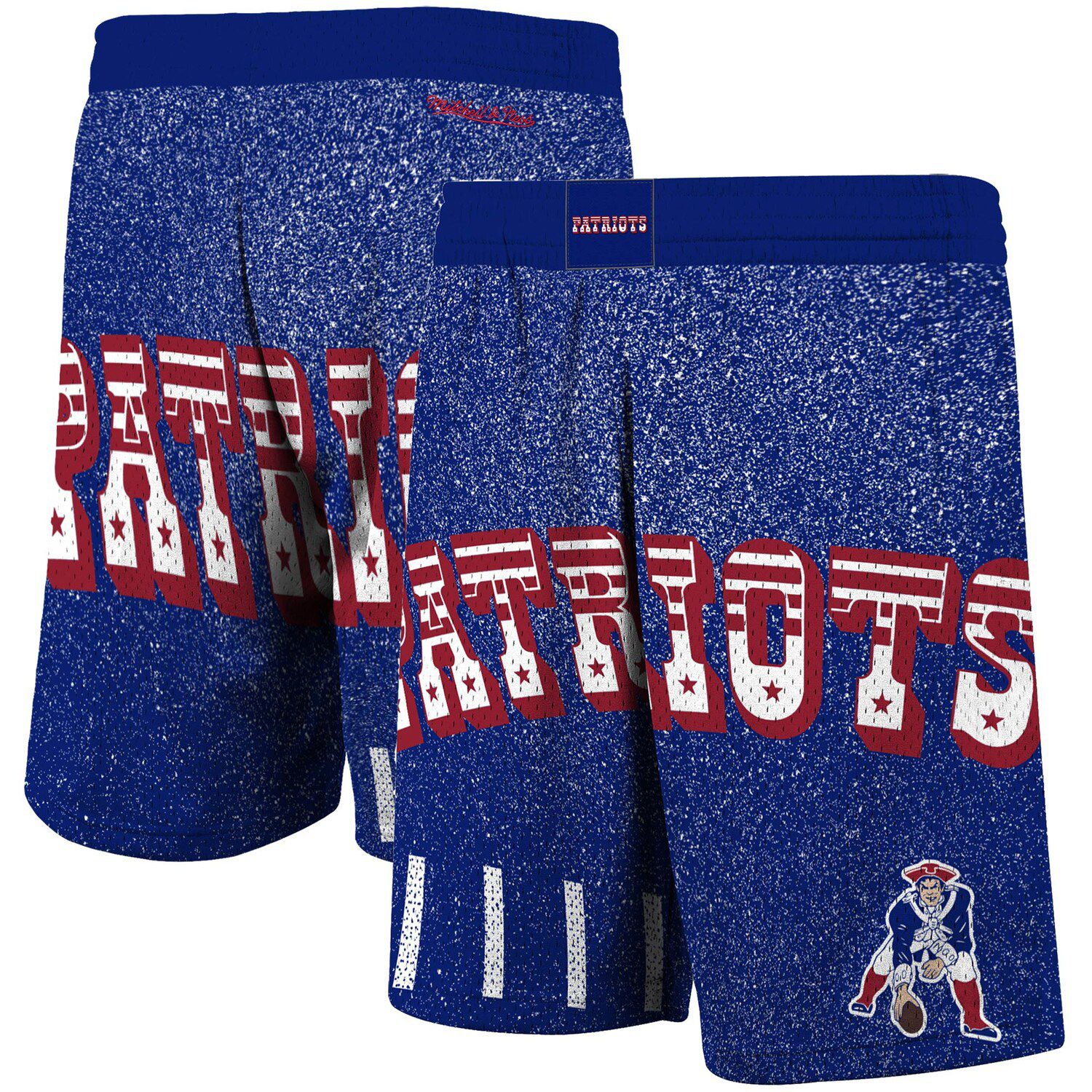 Image for Unbranded Men's Mitchell & Ness Royal New England Patriots Jumbotron Shorts at Kohl's.