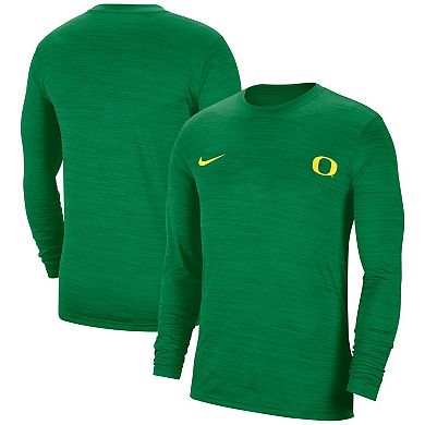 Men's Nike Green Oregon Ducks Velocity Legend Performance Long Sleeve T-Shirt