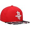 Men's Mitchell & Ness Red/Black Houston Rockets Slash Century Snapback Hat