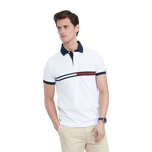 Avondeten afbreken animatie Big & Tall Tommy Hilfiger Flag Pique Polo