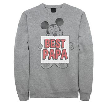 Disney's Mickey Mouse Men's Best Papa Sweatshirt