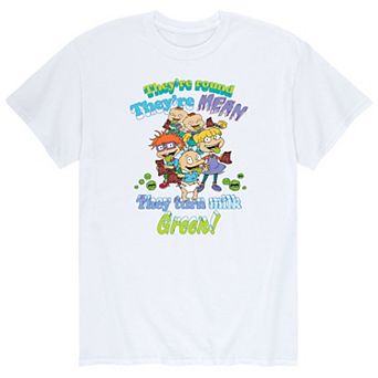 Men's Rugrats Round Green Tee