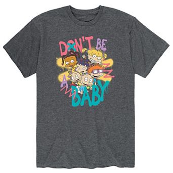 Men's Rugrats Baby Spray Paint Tee