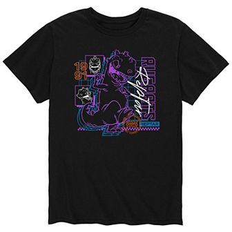 Men's Rugrats Reptar Line Drawing Tee