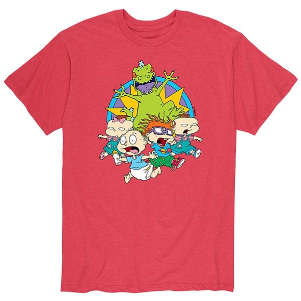 Nickelodeon Rugrats T-Shirt Men's - Rugrat Faces Graphic Tee, Short Sleeve, Printed In USA