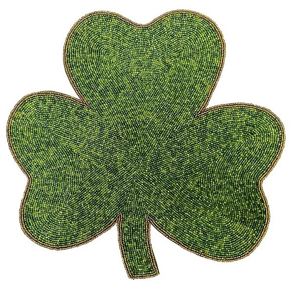 Celebrate Together™ St. Patrick's Day 3Leaf Clover Beaded Placemat