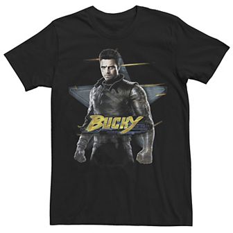 Men's Marvel Falcon And The Winter Soldier Bucky Portrait Hoodie
