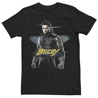 Men's Marvel Falcon And The Winter Soldier Bucky Portrait Tee