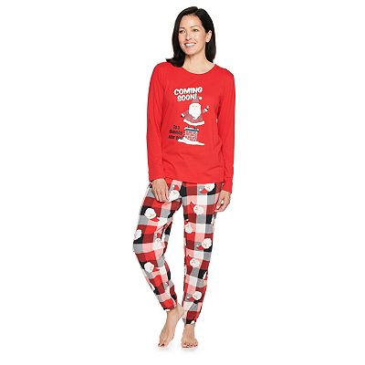Women's Jammies For Your Families® Santa Coming Soon Plaid