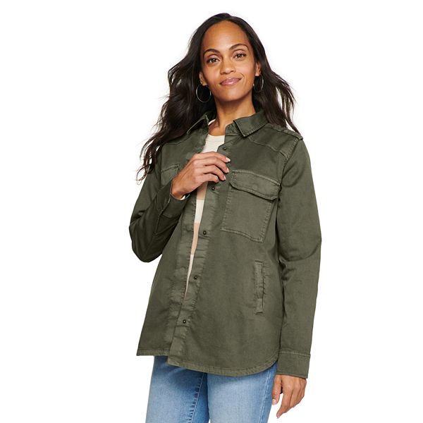 Kohl's army green outlet jacket