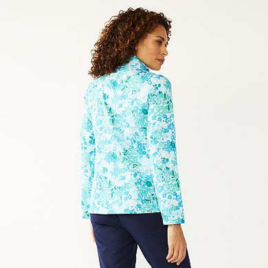 Women's Croft & Barrow® Classic Comfort Collection Zip Jacket