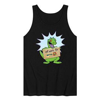 Men's Rugrats Reptar Work Tank Top