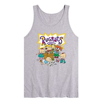 Men's Rugrats Characters With Logo Tank Top