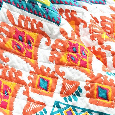 Lush Decor Boho Chevron Reversible Cotton Throw