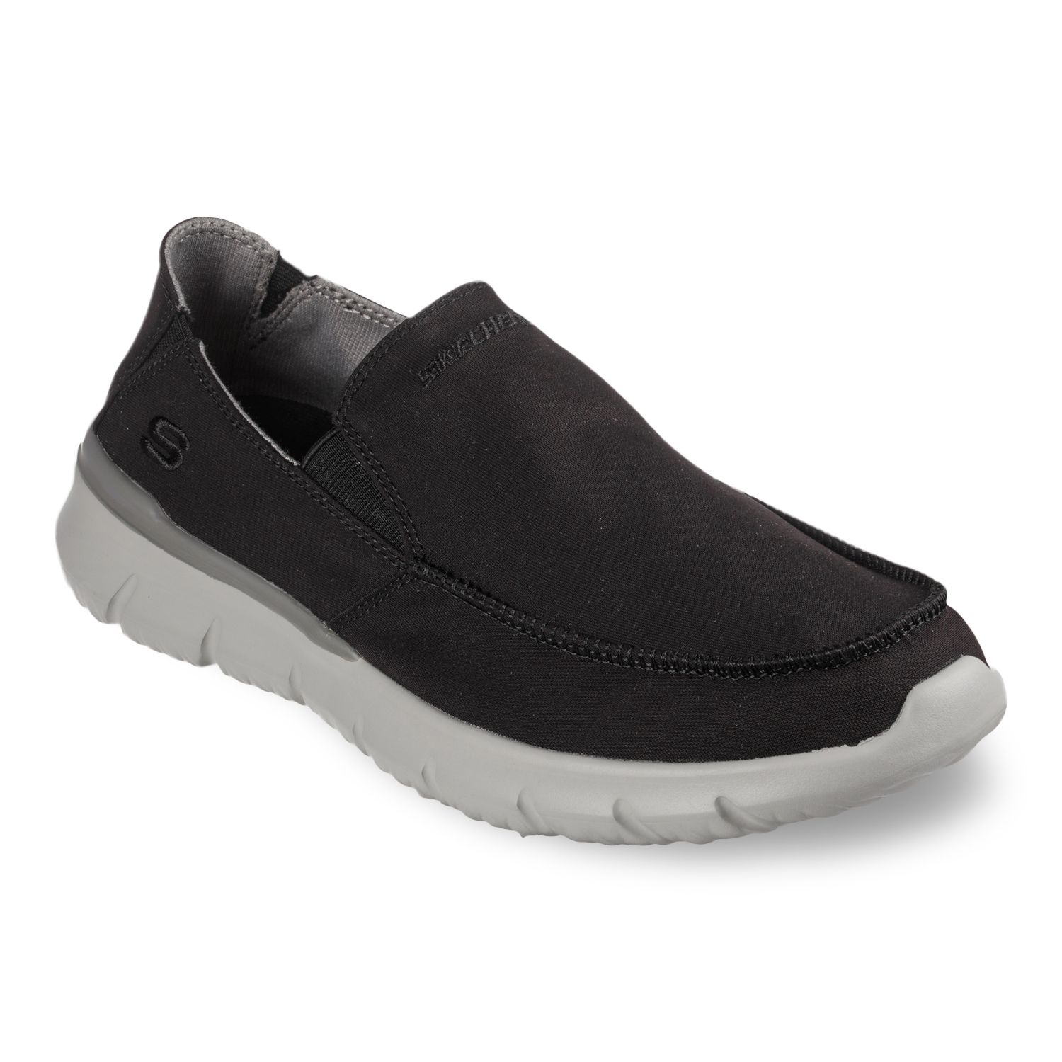 sketchers black mens shoes