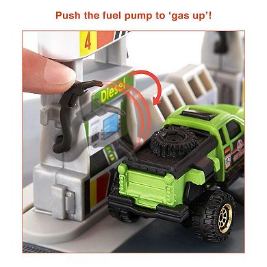 Mattel Matchbox Action Drivers Matchbox Fuel Station Playset