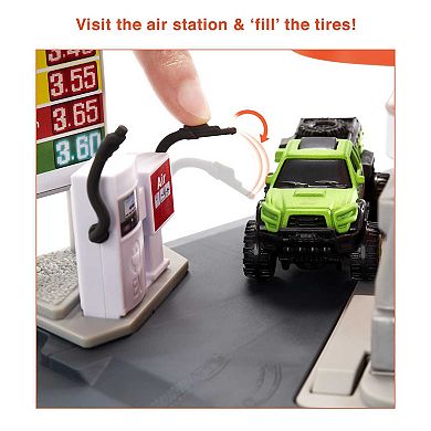 Mattel Matchbox Action Drivers Matchbox Fuel Station Playset