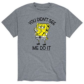 Men's SpongeBob Didn't See Tee