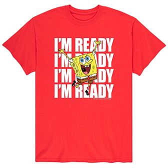 Men's SpongeBob Im Ready Tee