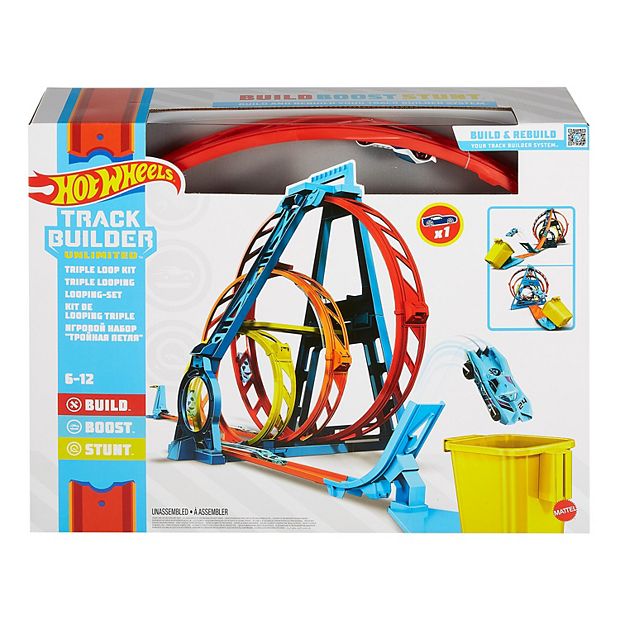 Hot Wheels Track Builder Unlimited Triple Loop Kit