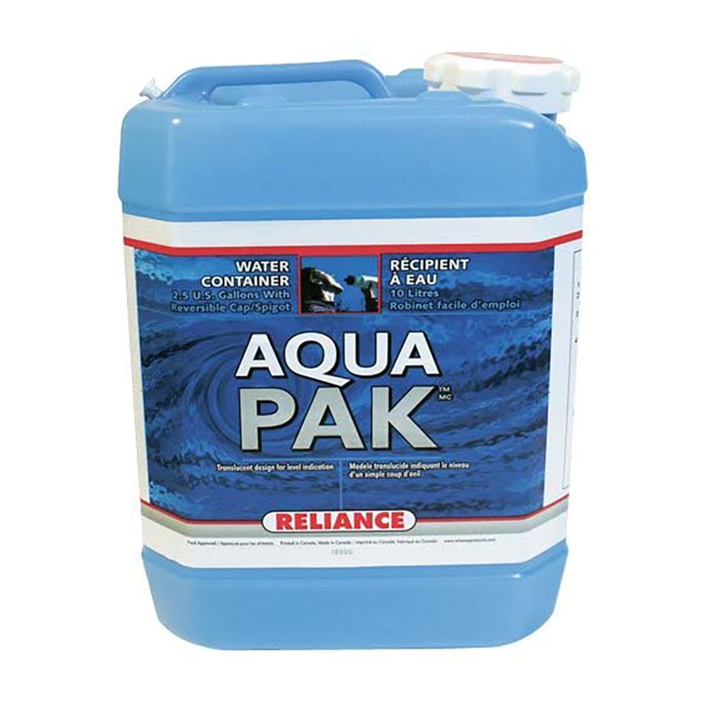 Reliance Products Aqua Tainer 7 Gallon Water Storage Container Tank (2 Pack)