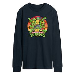 Teenage Mutant Ninja Turtles - Retro Sunset Circle - Men's Short Sleeve  Graphic T-Shirt