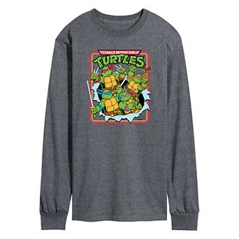 Men's Teenage Mutant Ninja Turtles Retro Sunset Circle Tee