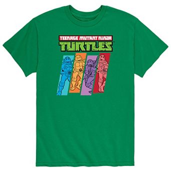 Men's Teenage Mutant Ninja Turtles Color Stripes Tee
