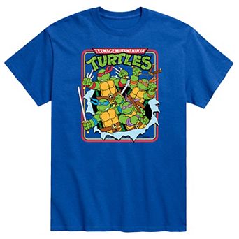 Men's Teenage Mutant Ninja Turtles Ripping Out Of Shirt Tee