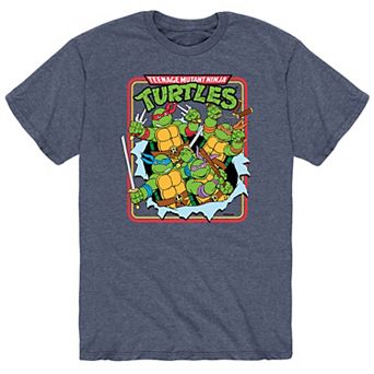 Men's Teenage Mutant Ninja Turtles Ripping Out Of Shirt Tee