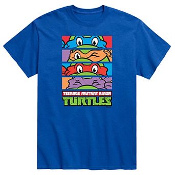 Men's Teenage Mutant Ninja Turtles Stacked Faces Tee