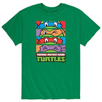 Men's Teenage Mutant Ninja Turtles Stacked Faces Tee