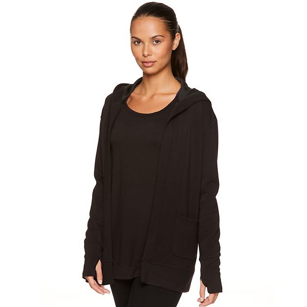 Women's Gaiam Hudson Hooded OpenFront Wrap