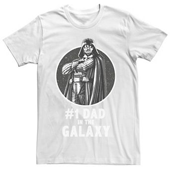 Men's Star Wars Darth Vader "#1 Dad In The Galaxy" Tee