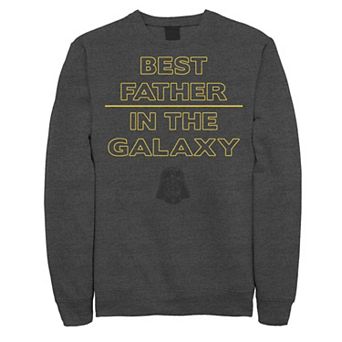 Men's Star Wars Darth Vader Best Father Galaxy Sweatshirt