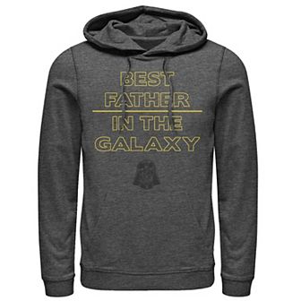 Men's Star Wars Darth Vader Best Father Galaxy Hoodie