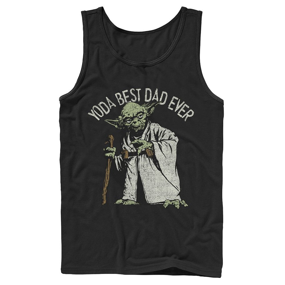 Star Wars Yoda Best Dad lange pyjamaset voor heren, Zwart, M