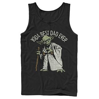 Men's Star Wars "Yoda Best Dad Ever" Tank Top