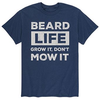 Men's Beard Life Grow Mow Tee