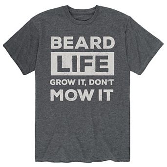 Men's Beard Life Grow Mow Tee