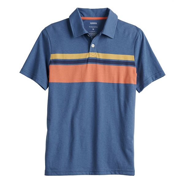 Boys 820 Sonoma Goods For Life® Supersoft Striped Polo in Regular & Husky