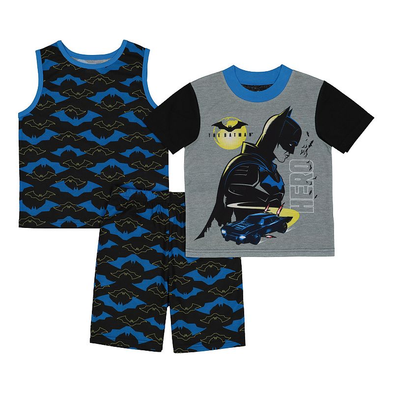 Boys 6-12 DC Comics Batman Tops & Shorts Pajama Set, Boys, Multicolor
