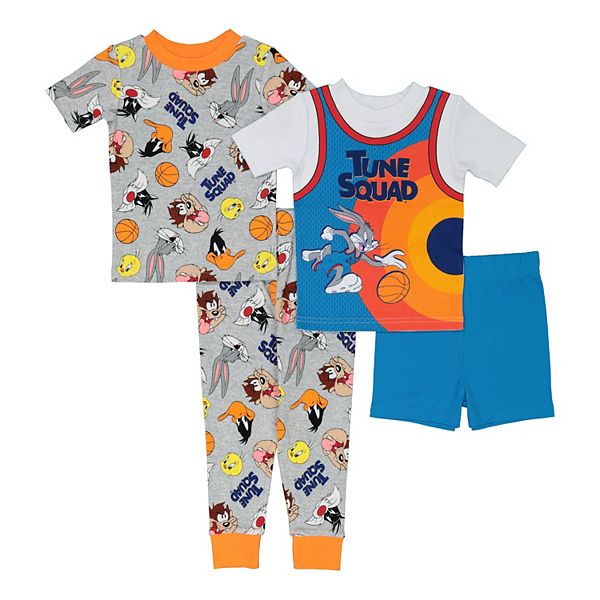 Toddler Boy Space Jam Court Buds Tops & Bottoms Pajama Set