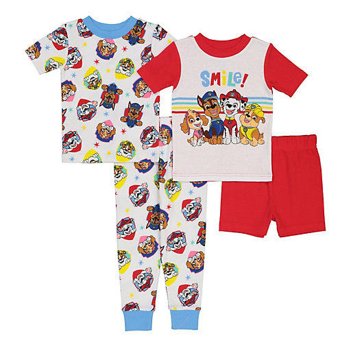 Boys Paw Patrol 3 Piece Pajama Set Size 2T XXS Fleece Long Sleeve Top Pant Robe 