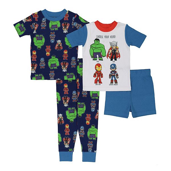 Toddler Boy Marvel Avengers Tops Bottoms Pajama Set