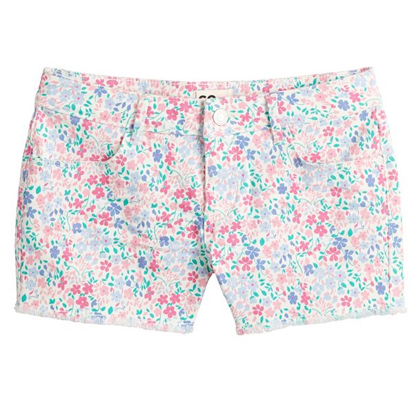 Girls 7-20 SO® Favorite Raw Hem Denim Shortie Shorts in Regular & Plus Size